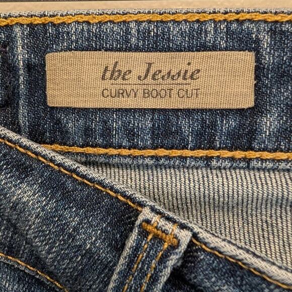 AG Adriano Goldschmied Jeans The Jessie Curvy Boot Cut Western Classic - Size 27 - Picture 6 of 8